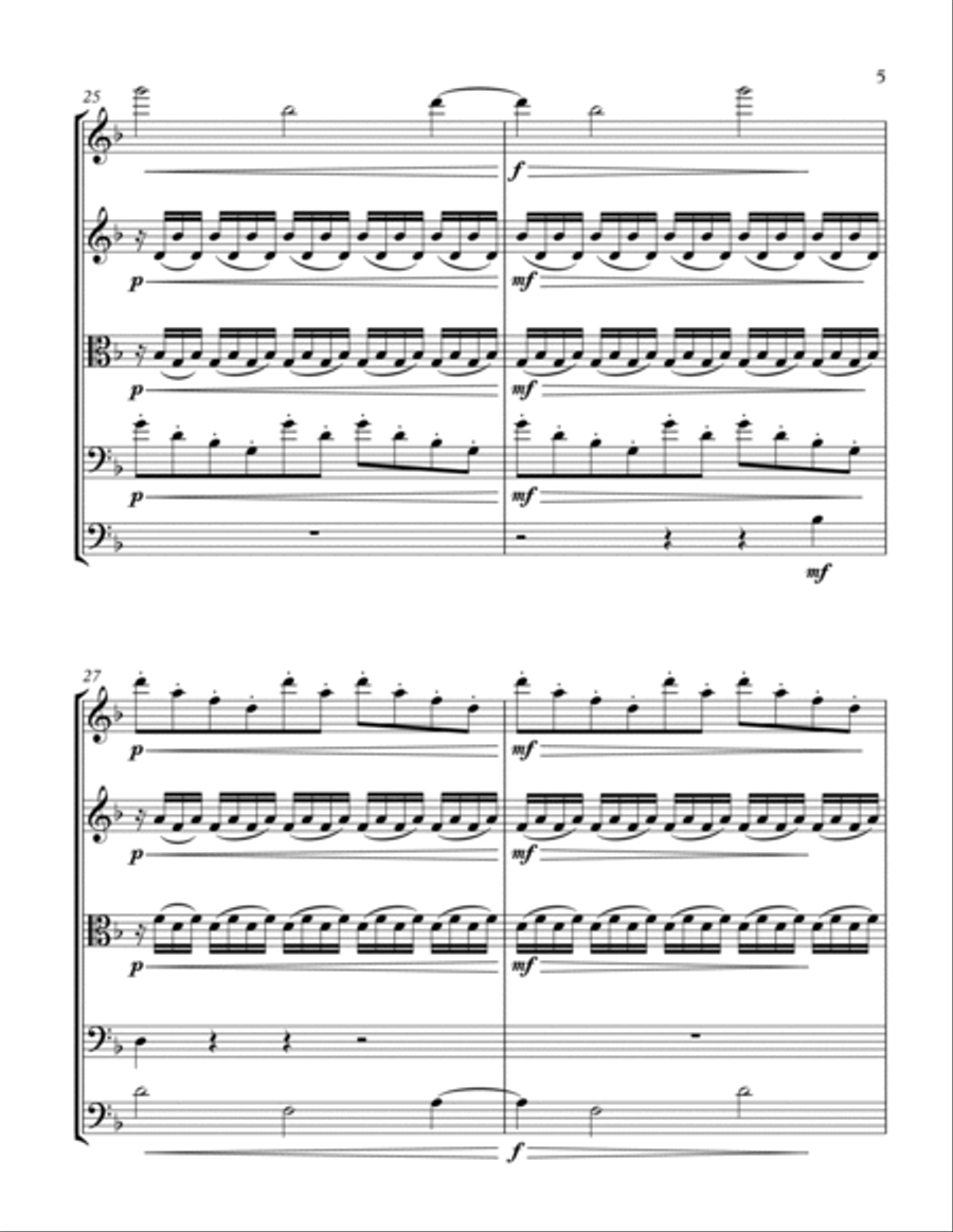 Finding The Path Finding The Path String Quintet scores gallery preview page 5