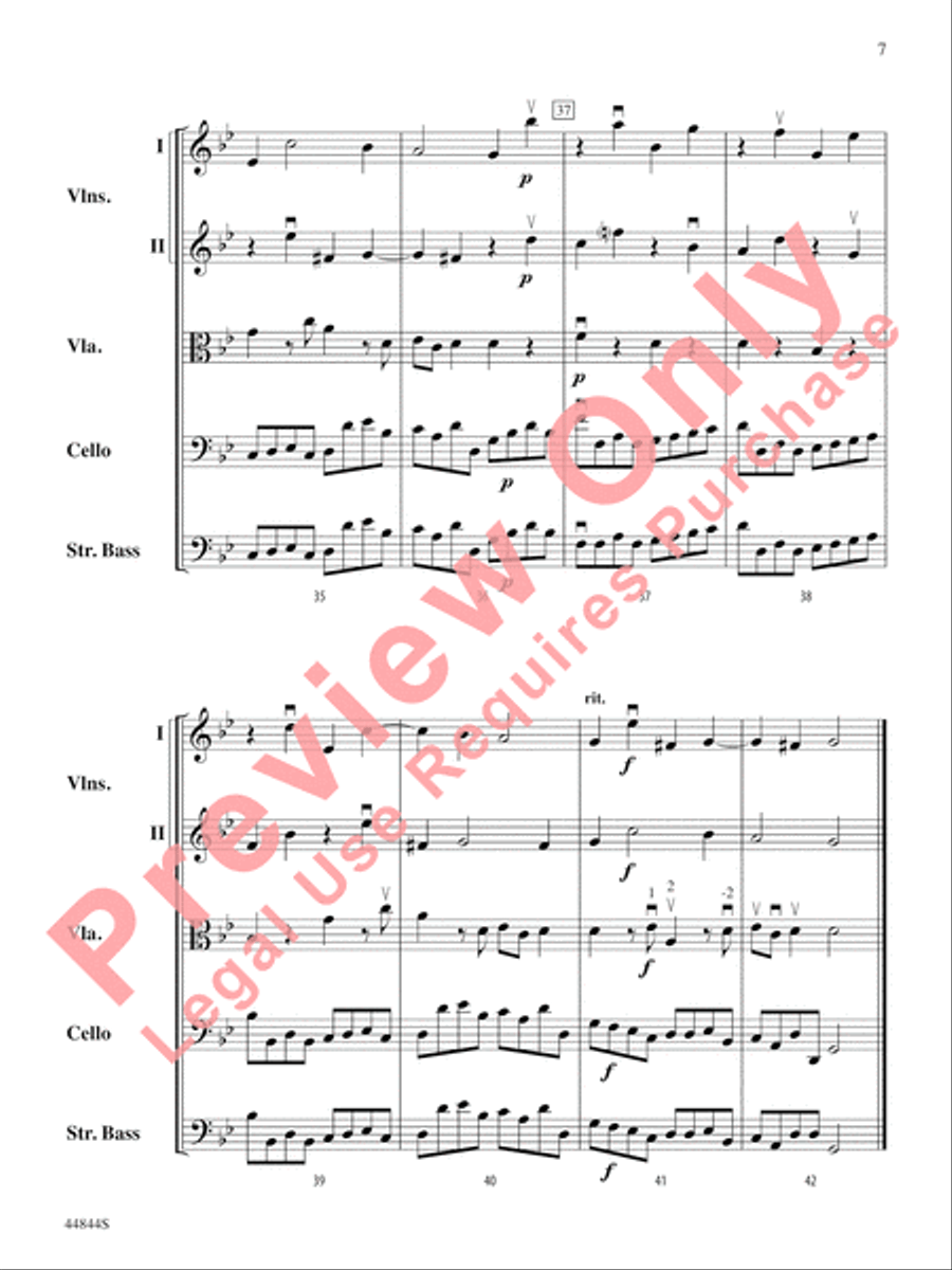 Concerto Grosso, Opus 6, No. 8 String Orchestra scores gallery preview page 8