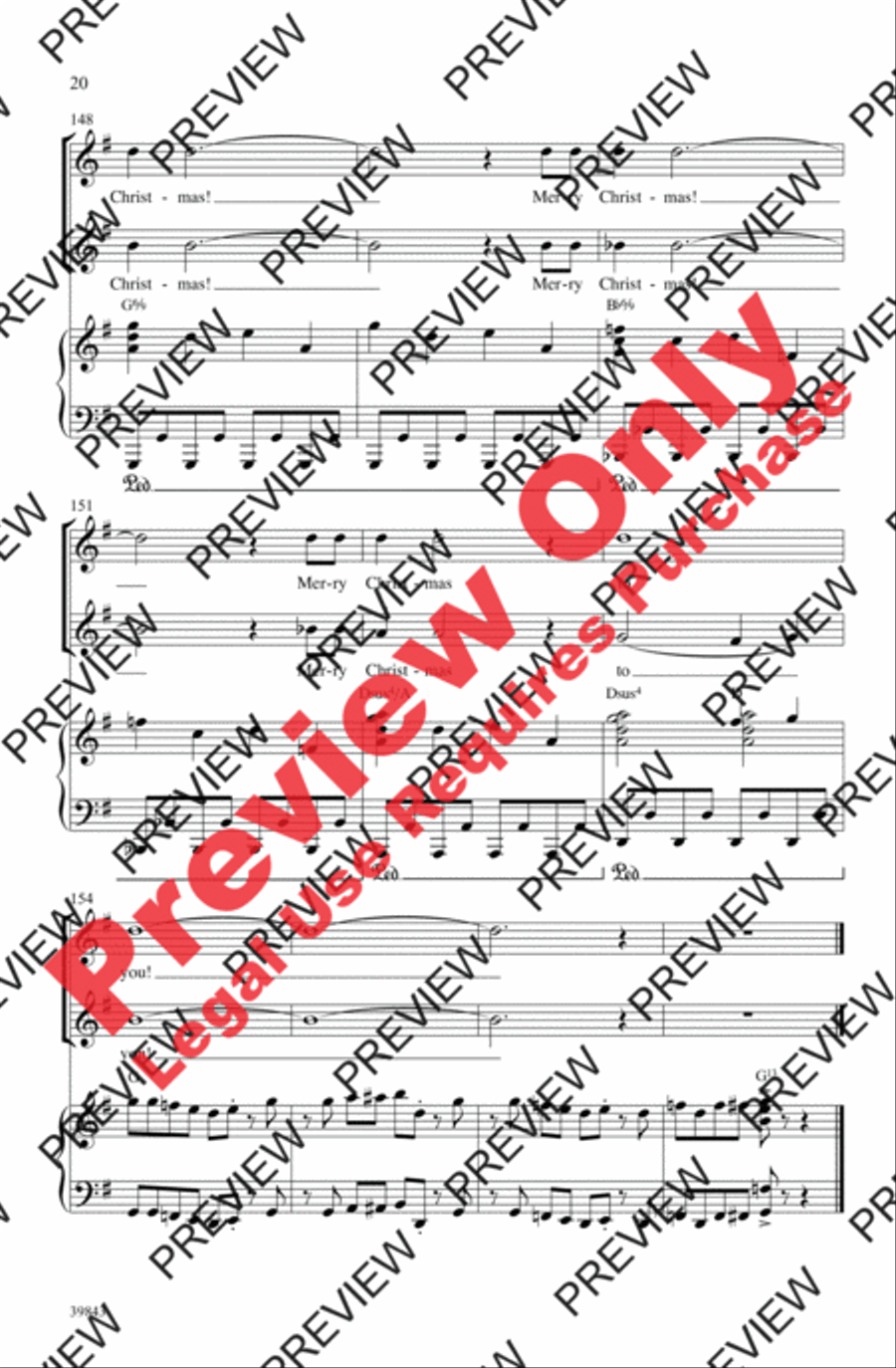 Jolly Jingle Christmas Medley 2-Part scores gallery preview page 39