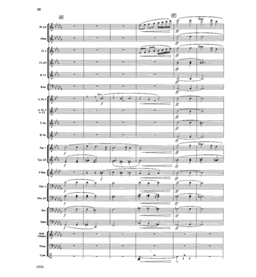 Silent Night Concert Band scores gallery preview page 9
