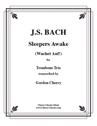 Book cover for Sleepers Awake (Wachet Auf)