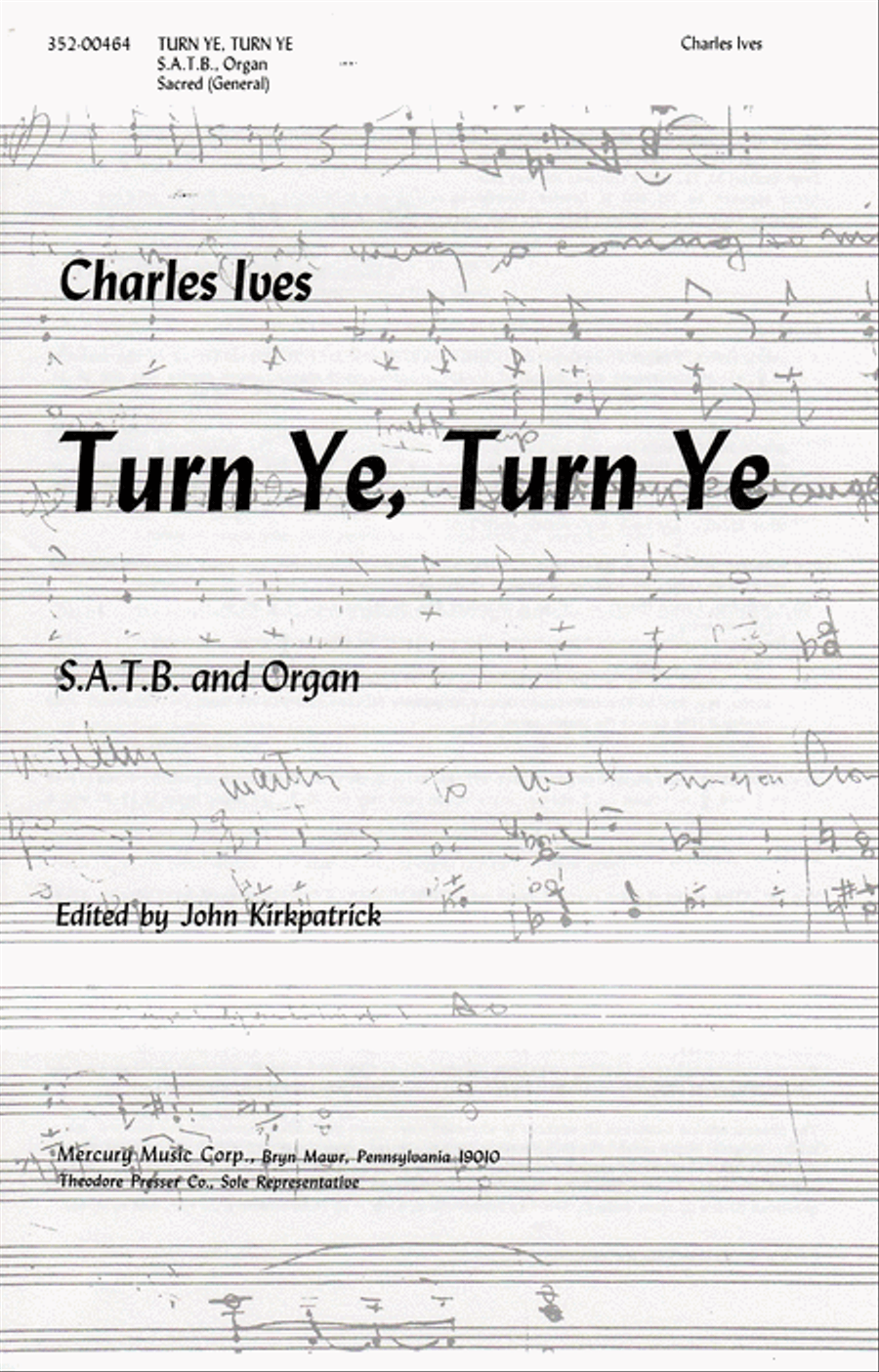 Turn Ye, Turn Ye 4-Part scores gallery preview page 1