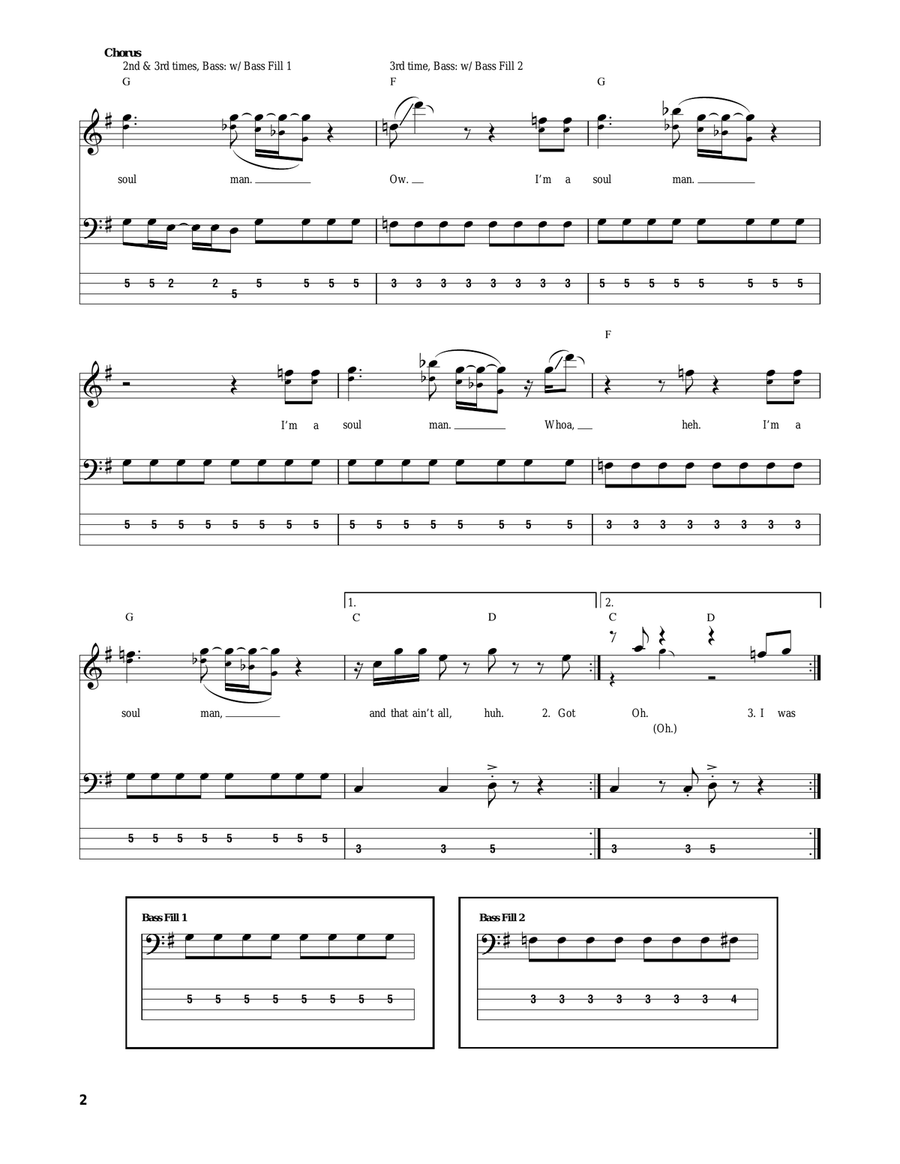 Soul Man Acoustic Guitar scores gallery preview page 2