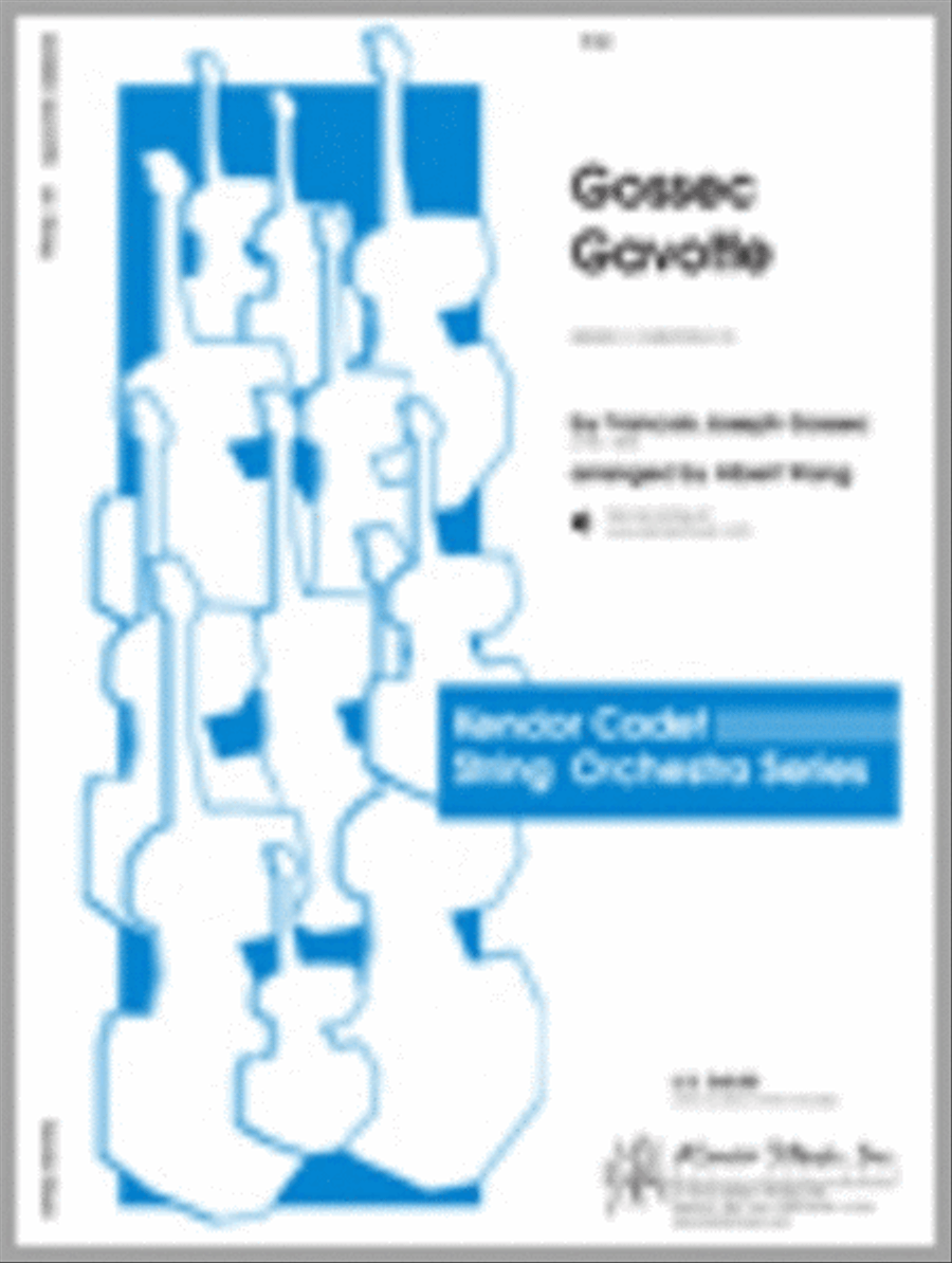 Gossec Gavotte Arr Wang So2 Sc/Pts String Orchestra scores gallery preview page 1