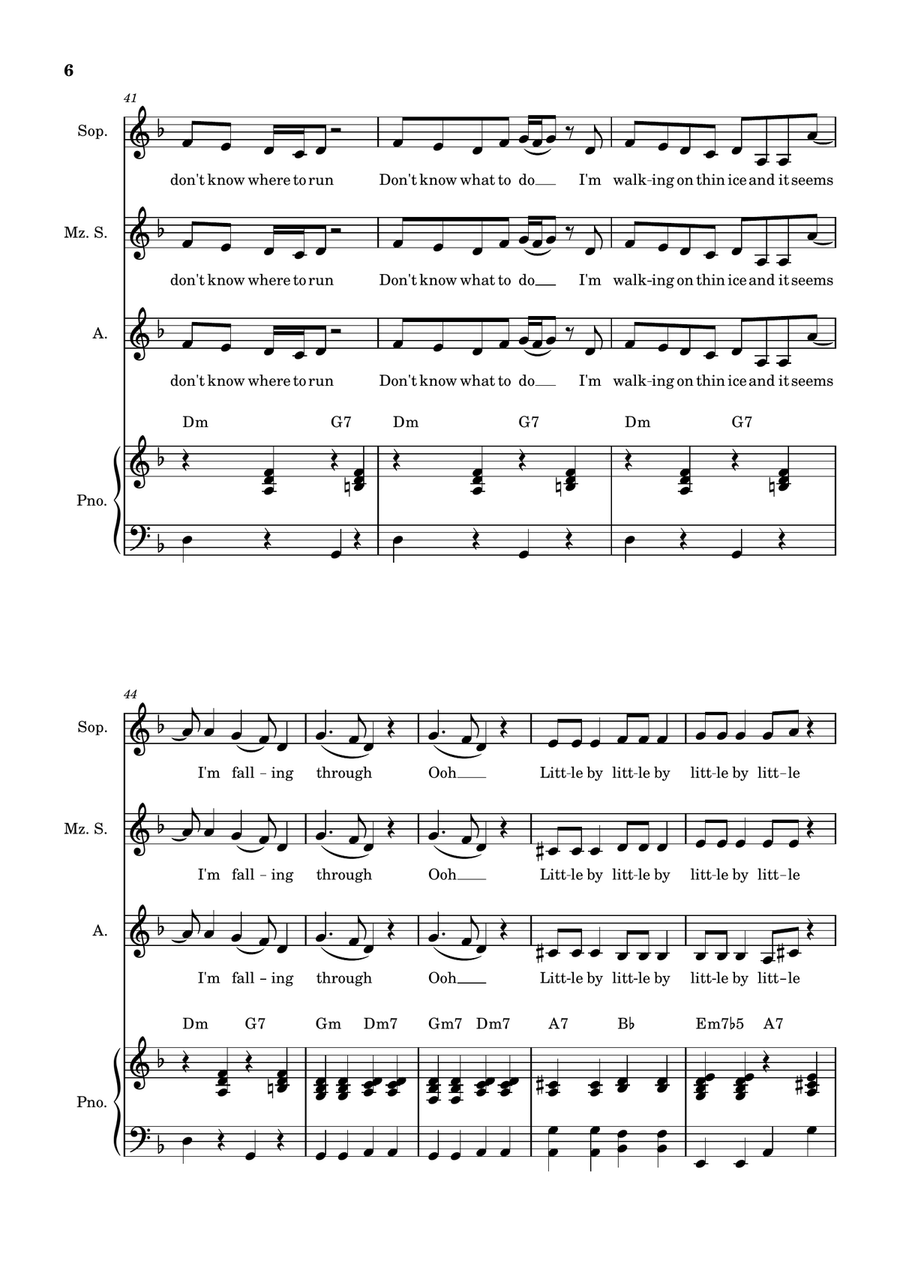 Little By Little SSA scores gallery preview page 6