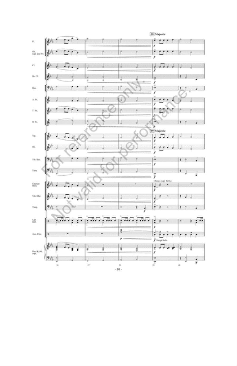 Journey To The Stars Concert Band scores gallery preview page 9