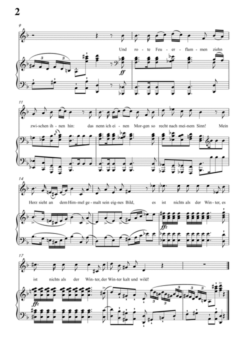 Schubert-Der stürmische Morgen,from 'Winterreise',Op.89(D.911) No.18 in d minor,for Vocal and Pno