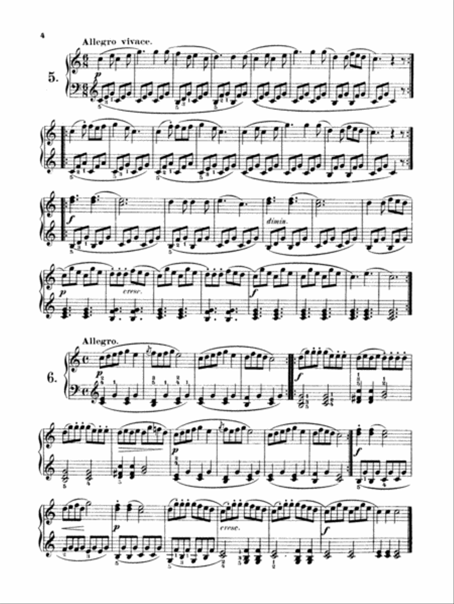 Czerny: Five Finger Studies, Op. 777 Piano Method scores gallery preview page 4