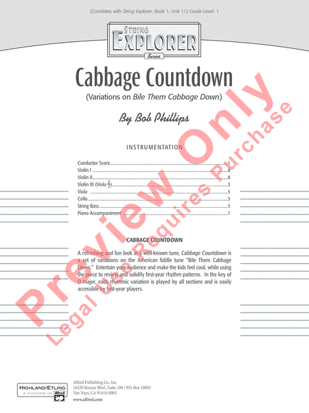 Cabbage Countdown