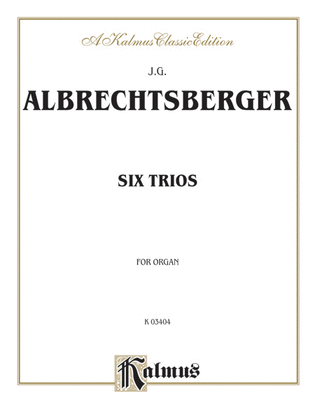 Book cover for 6 Organ Trios