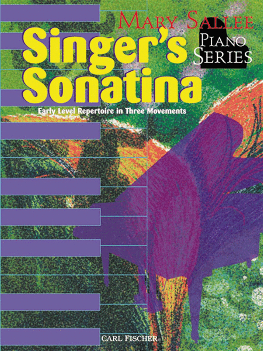 Singer's Sonatina Voice scores gallery preview page 1