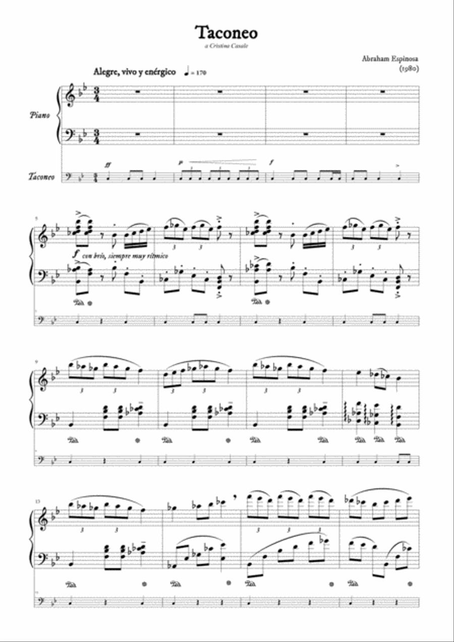 Taconeo Piano Solo scores gallery preview page 3