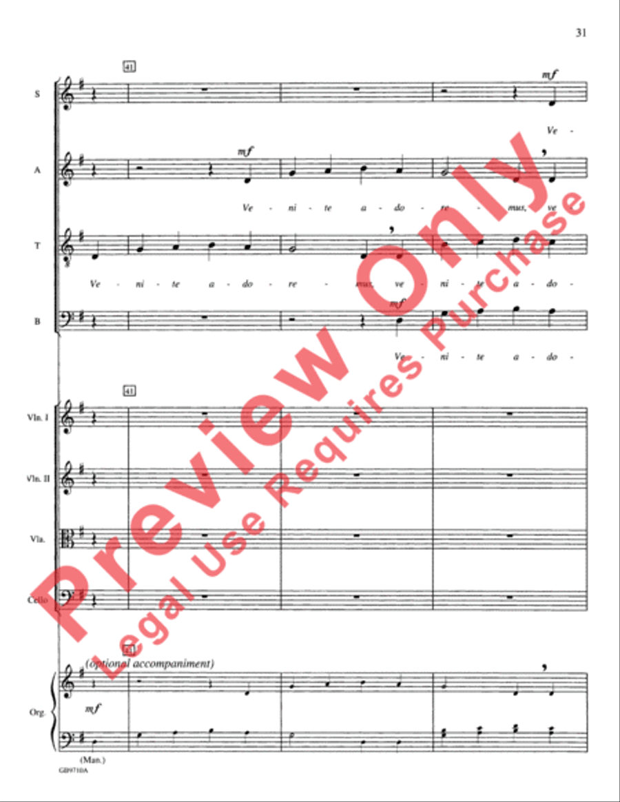 A Festival of Lessons and Carols Choir scores gallery preview page 32
