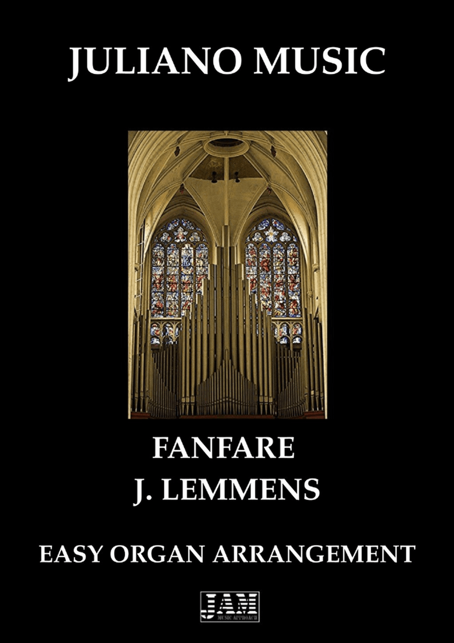 FANFARE (EASY ORGAN - C VERSION) - J. LEMMENS Organ Solo scores gallery preview page 1