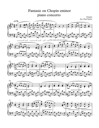 Fantasy on Chopin's Piano Concerto in e