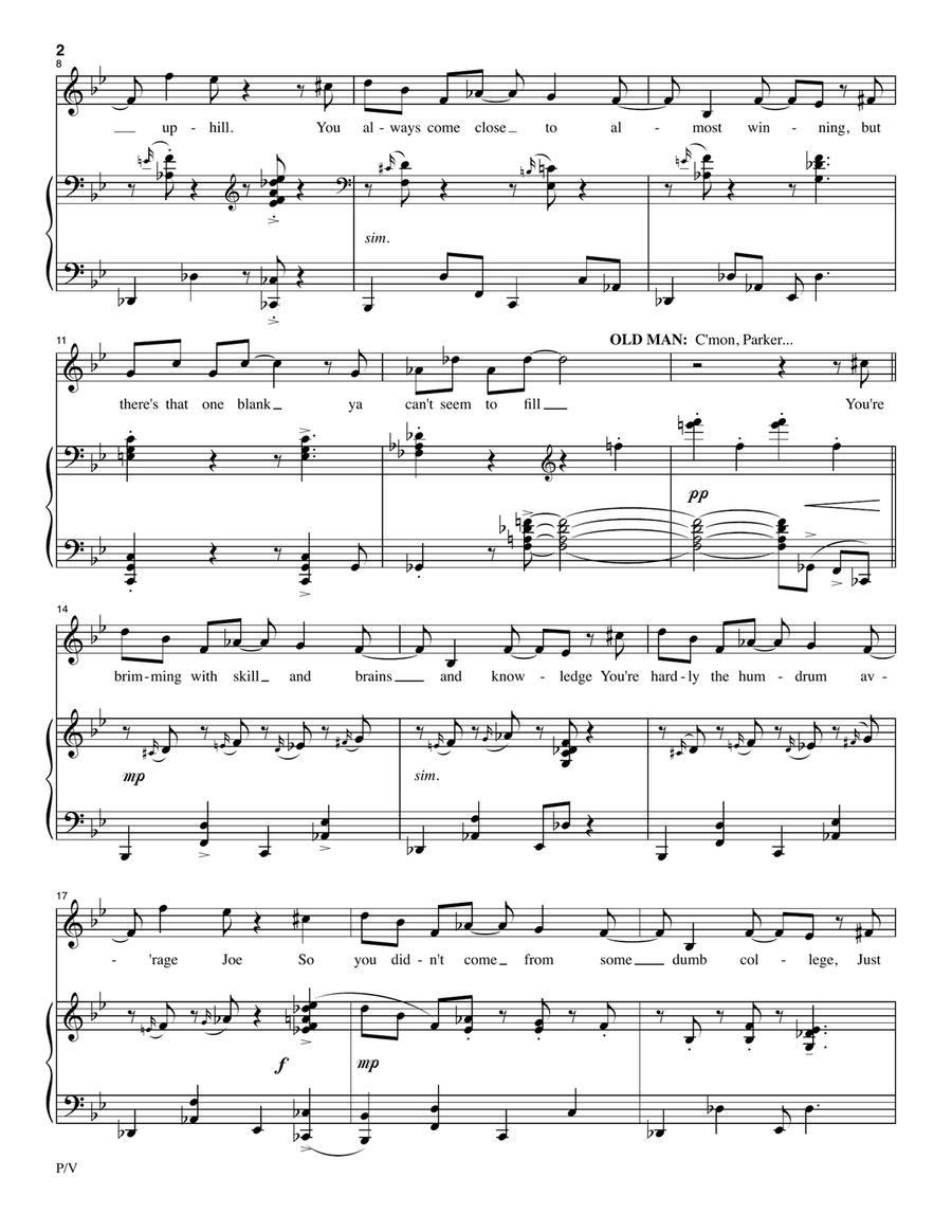 The Genius On Cleveland Street Piano, Vocal scores gallery preview page 2
