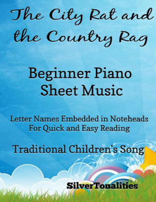 Book cover for The City Rat and the Country Rat Beginner Piano Sheet Music