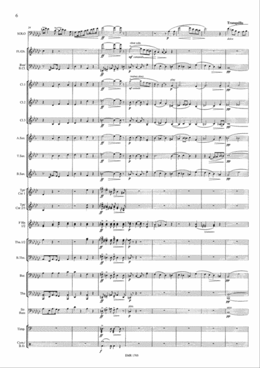Morceau Symphonique Concert Band scores gallery preview page 7