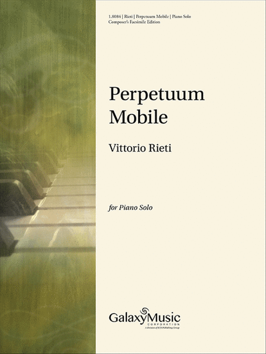 Perpetuum Mobile Perpetuum Mobile Piano Solo scores gallery preview page 1