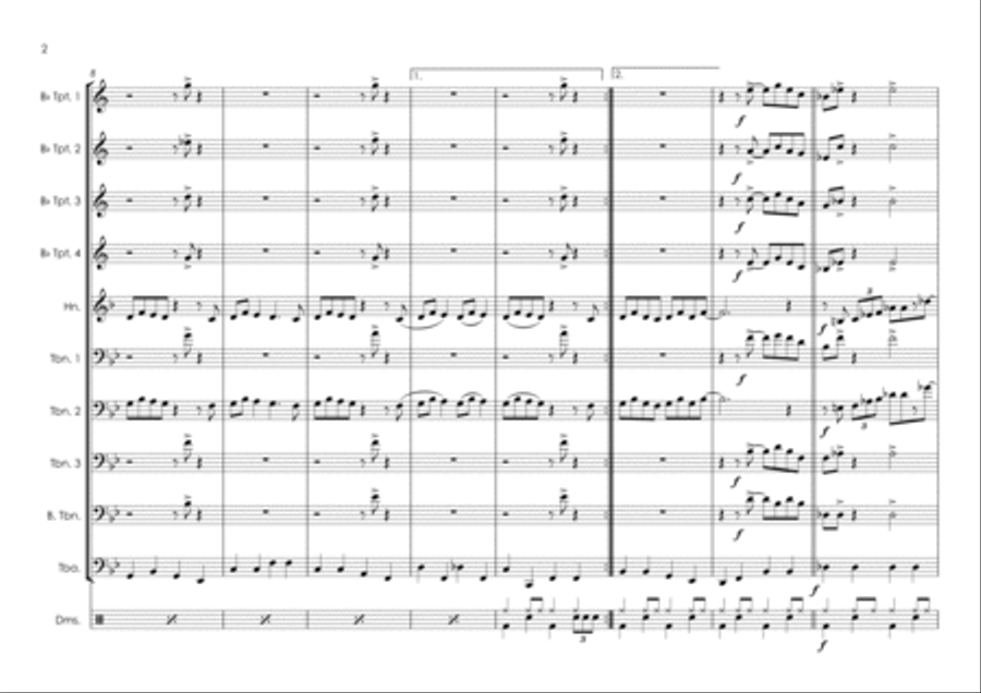 Opus One Horn scores gallery preview page 4