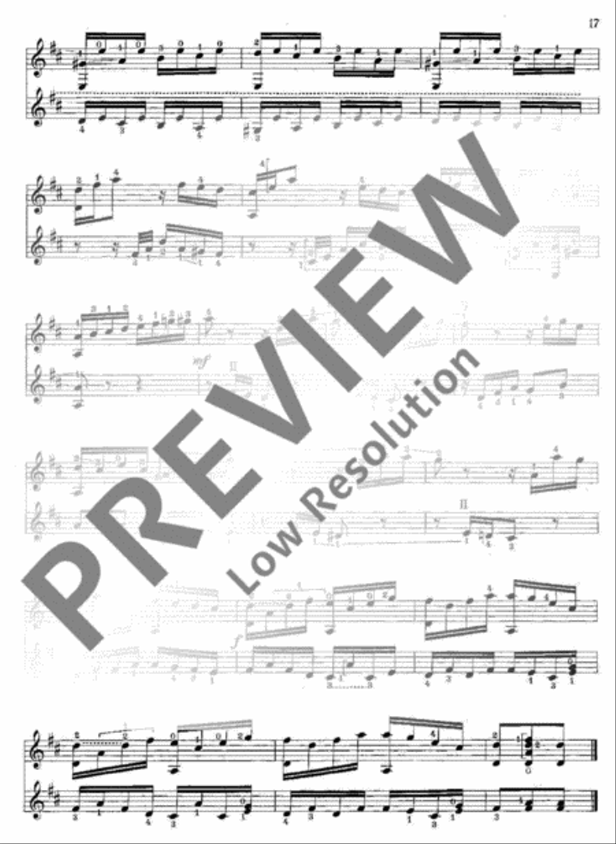 12 Duos 12 Duos Classical Guitar scores gallery preview page 18