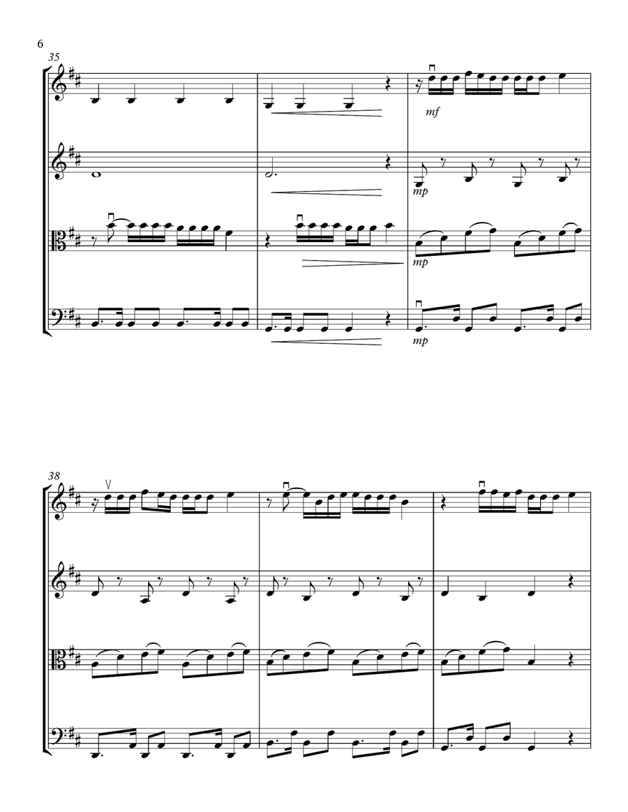 Callaita String Quartet scores gallery preview page 6