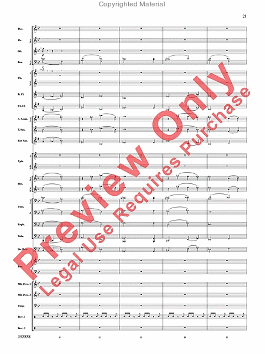 And Hope Led Them Home And Hope Led Them Home Concert Band scores gallery preview page 22