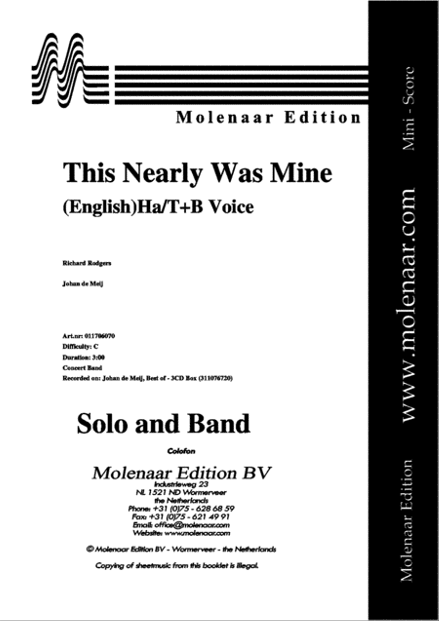 This Nearly Was Mine Mixed Choir scores gallery preview page 2