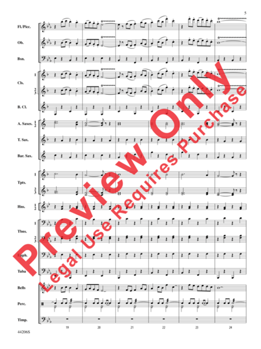 March America Concert Band scores gallery preview page 6