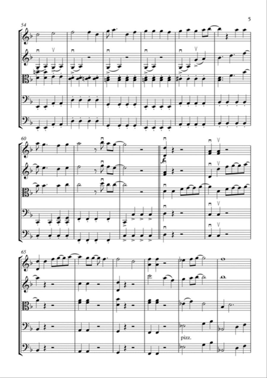 Mr. Blue Sky Mr. Blue Sky String Orchestra scores gallery preview page 5