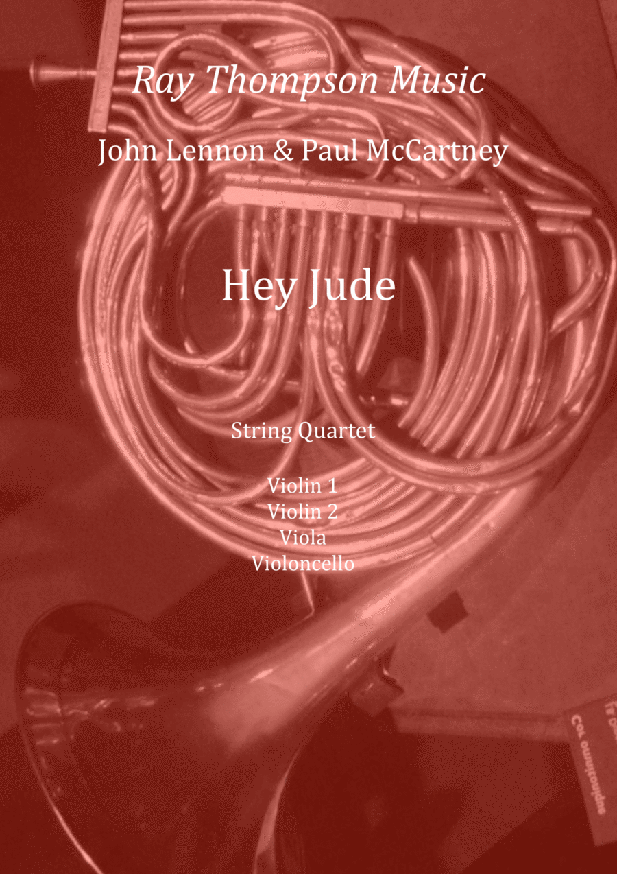 Hey Jude String Quartet scores gallery preview page 1
