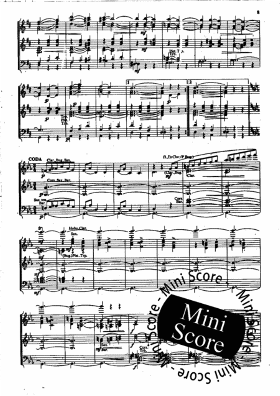 Gold Und Silber Fanfare Band scores gallery preview page 12