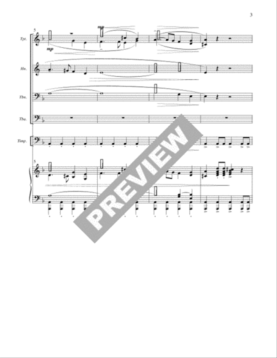 Truth Pressed to the Earth Will Rise Again - Full Score and Parts 4-Part scores gallery preview page 3