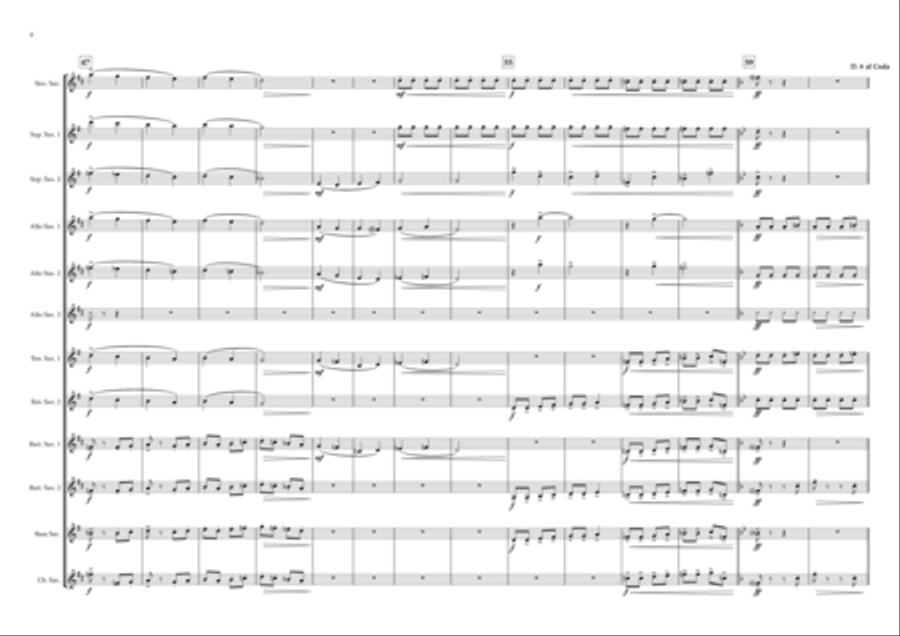 Wenceslas Takes A Sleigh Ride Woodwind Ensemble scores gallery preview page 4