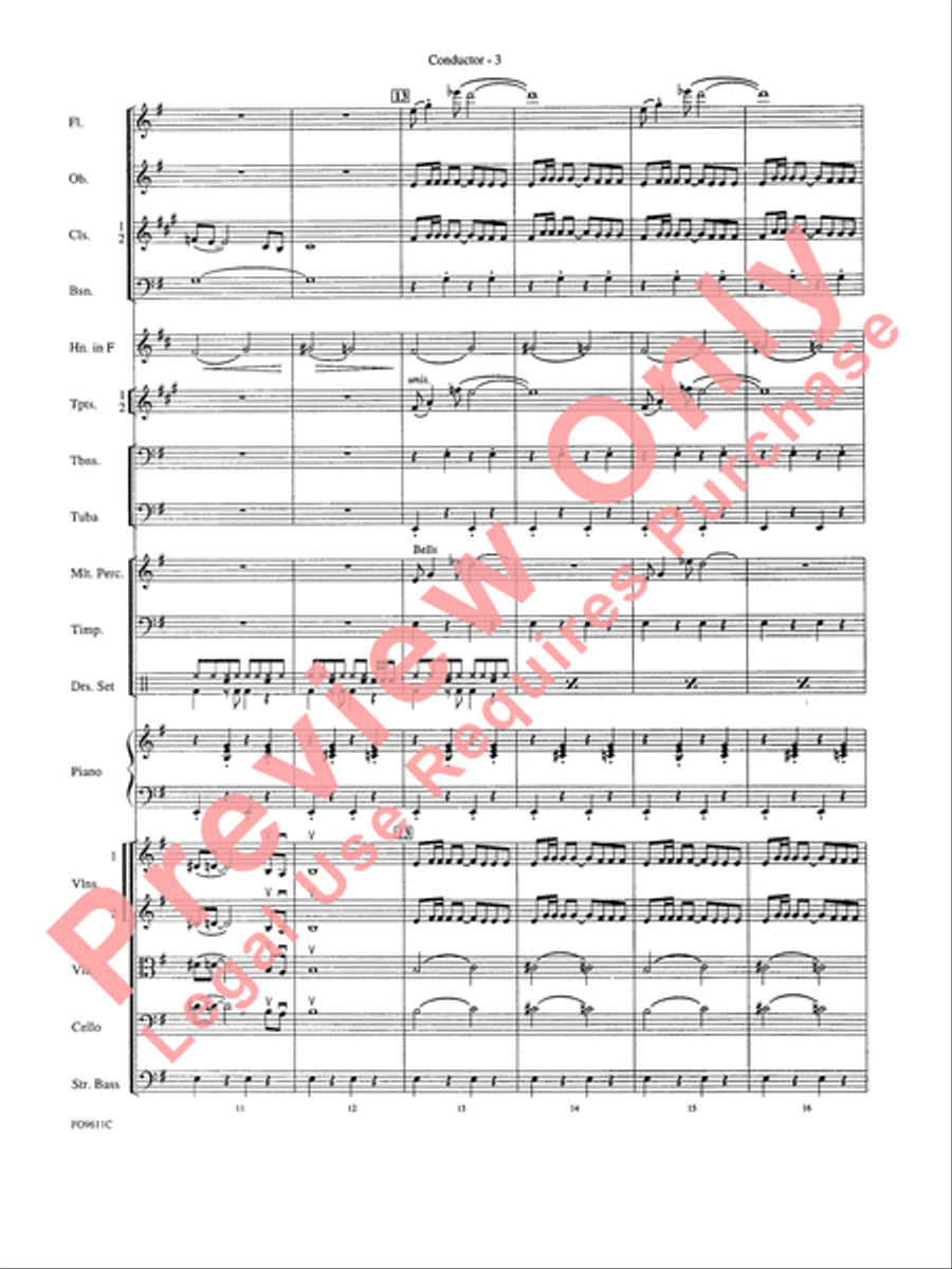 The James Bond Theme Full Orchestra scores gallery preview page 5