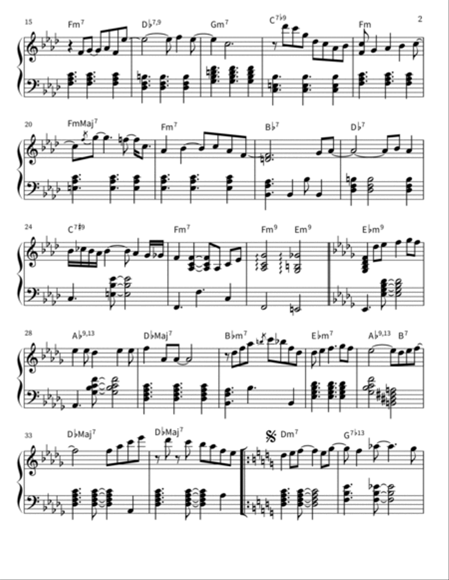 This Masquerade Piano Solo scores gallery preview page 3
