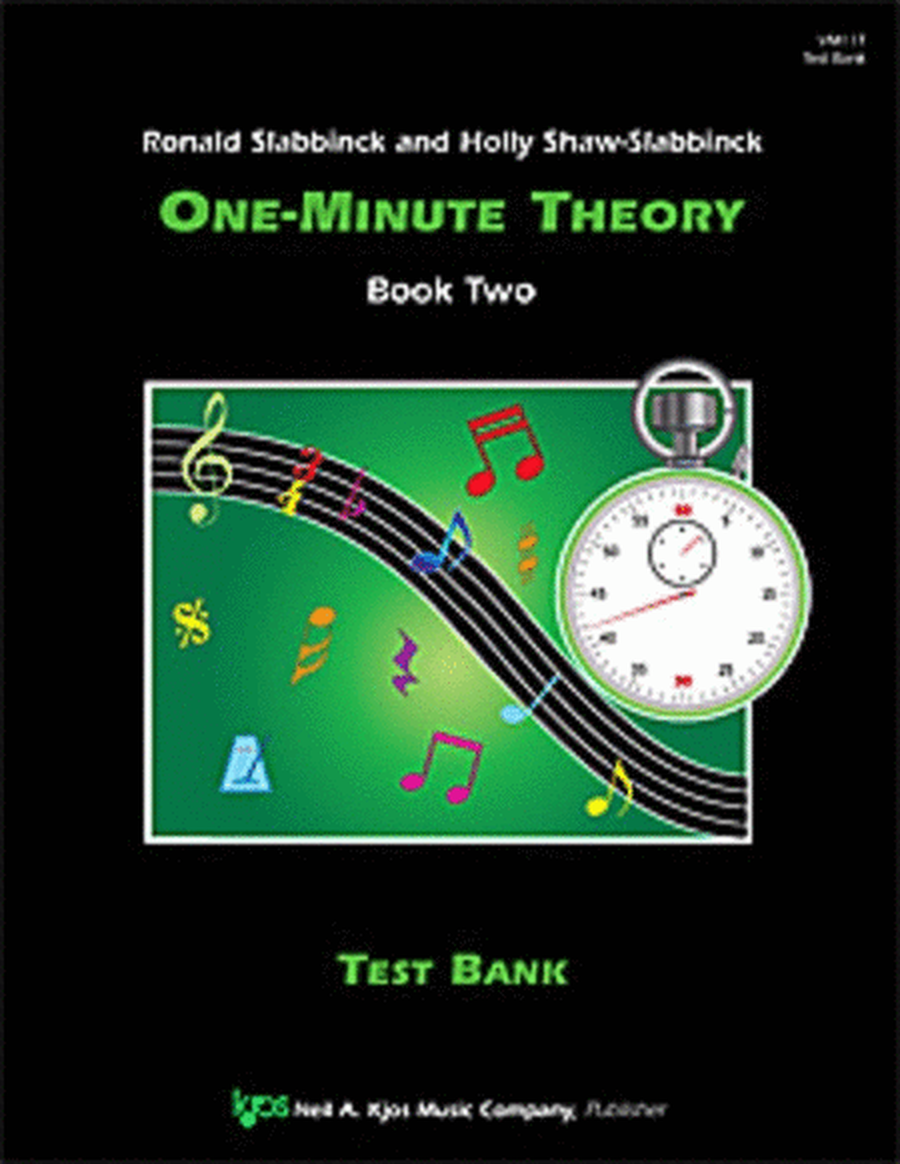 One Minute Theory Test Blank Book 2