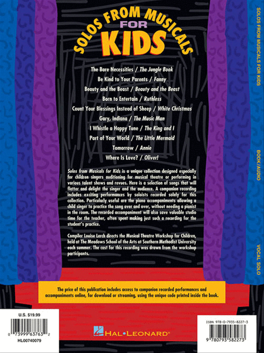 Solos from Musicals for Kids Voice scores gallery preview page 2