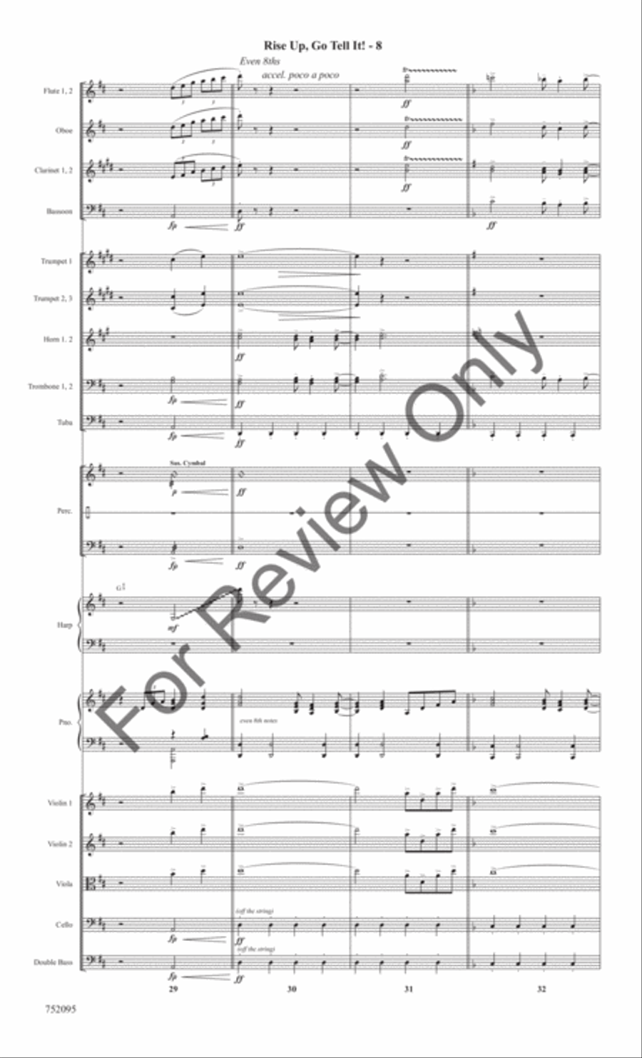 Rise Up, Go Tell It! Rise Up, Go Tell It! Full Orchestra scores gallery preview page 11