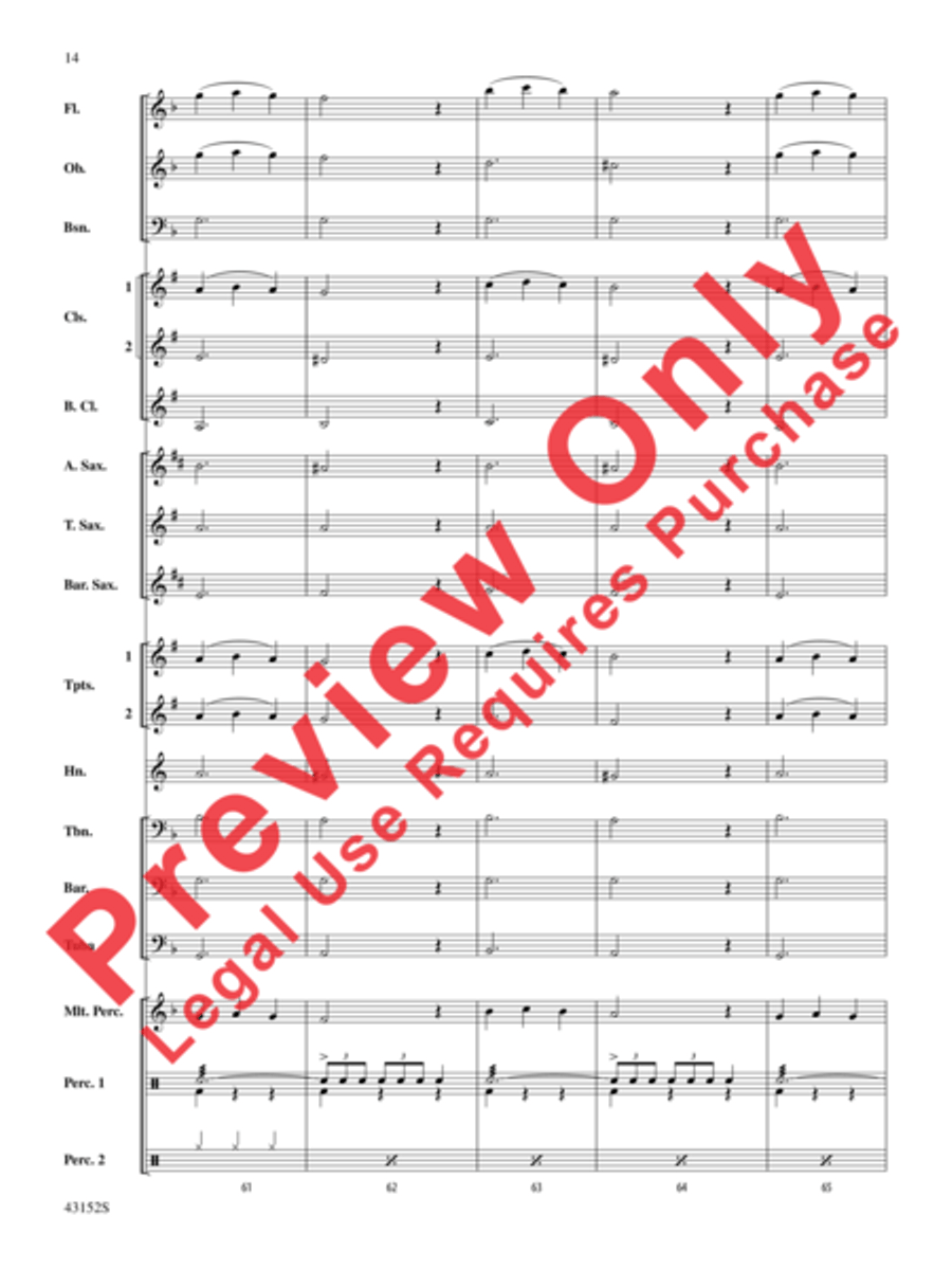 The Kings of Swing Concert Band scores gallery preview page 6