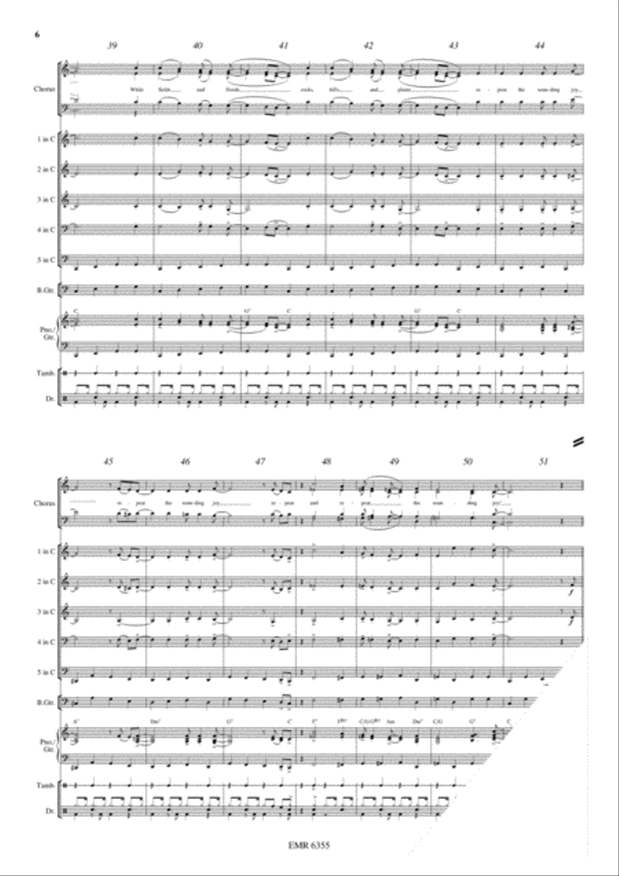 Joyful Christmas 4-Part scores gallery preview page 7
