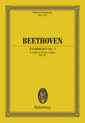 Book cover for Symphony No. 7 A major