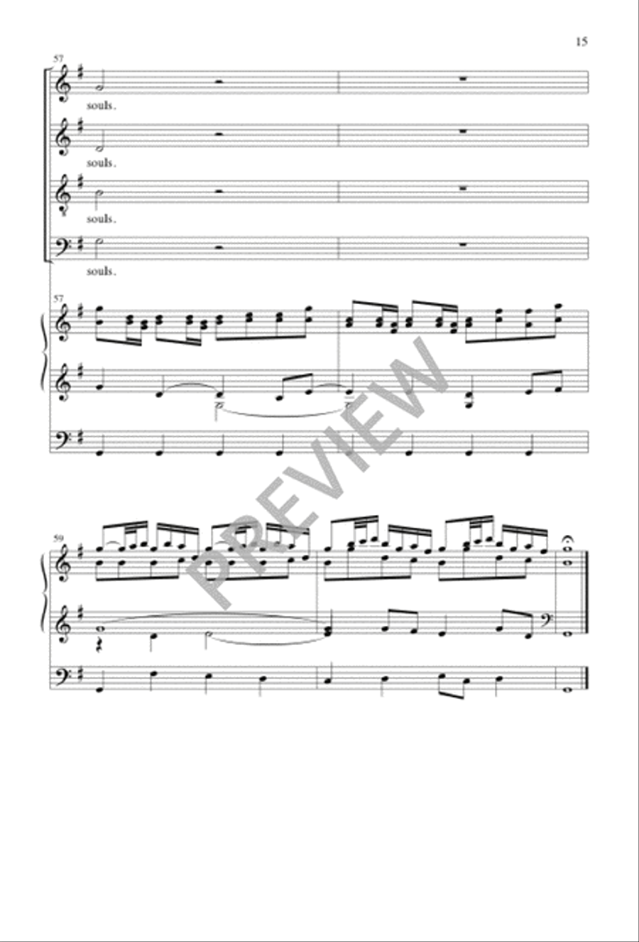 Sheep May Safely Graze 4-Part scores gallery preview page 16