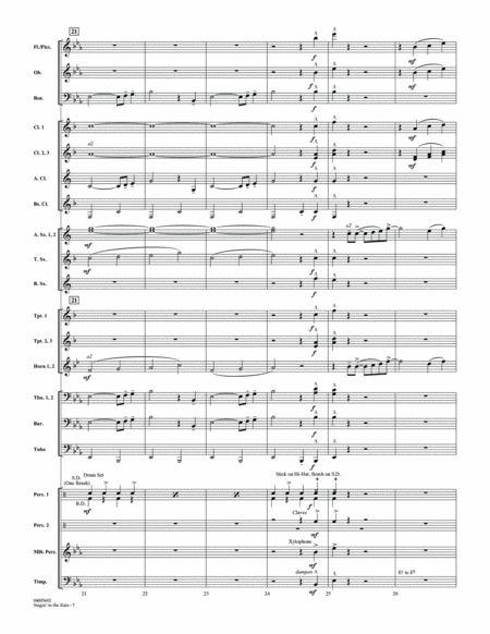 Singin' in the Rain (arr. Michael Brown) - Conductor Score (Full Score)