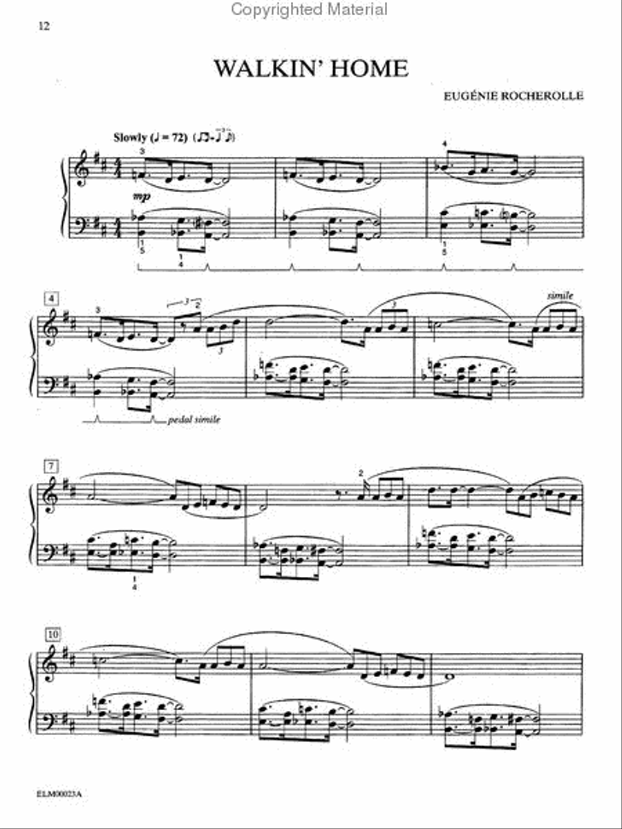 Touch of Blue Touch of Blue Piano Solo scores gallery preview page 3
