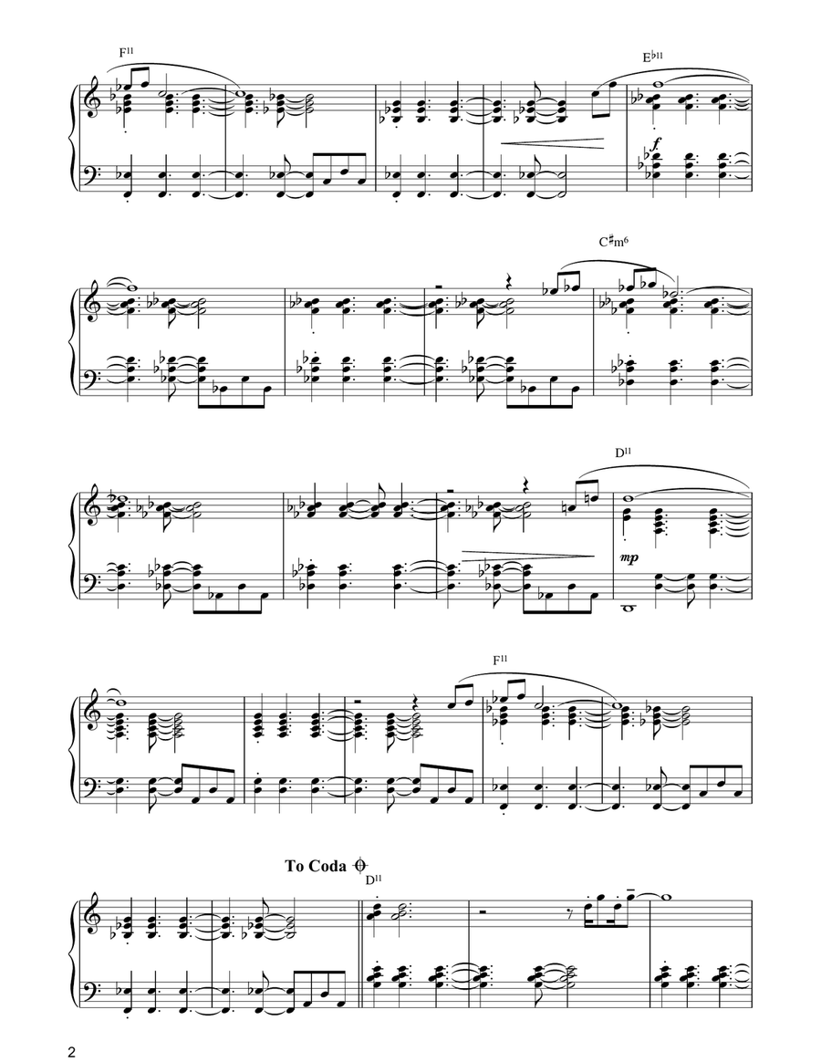 Maiden Voyage Piano Solo scores gallery preview page 2