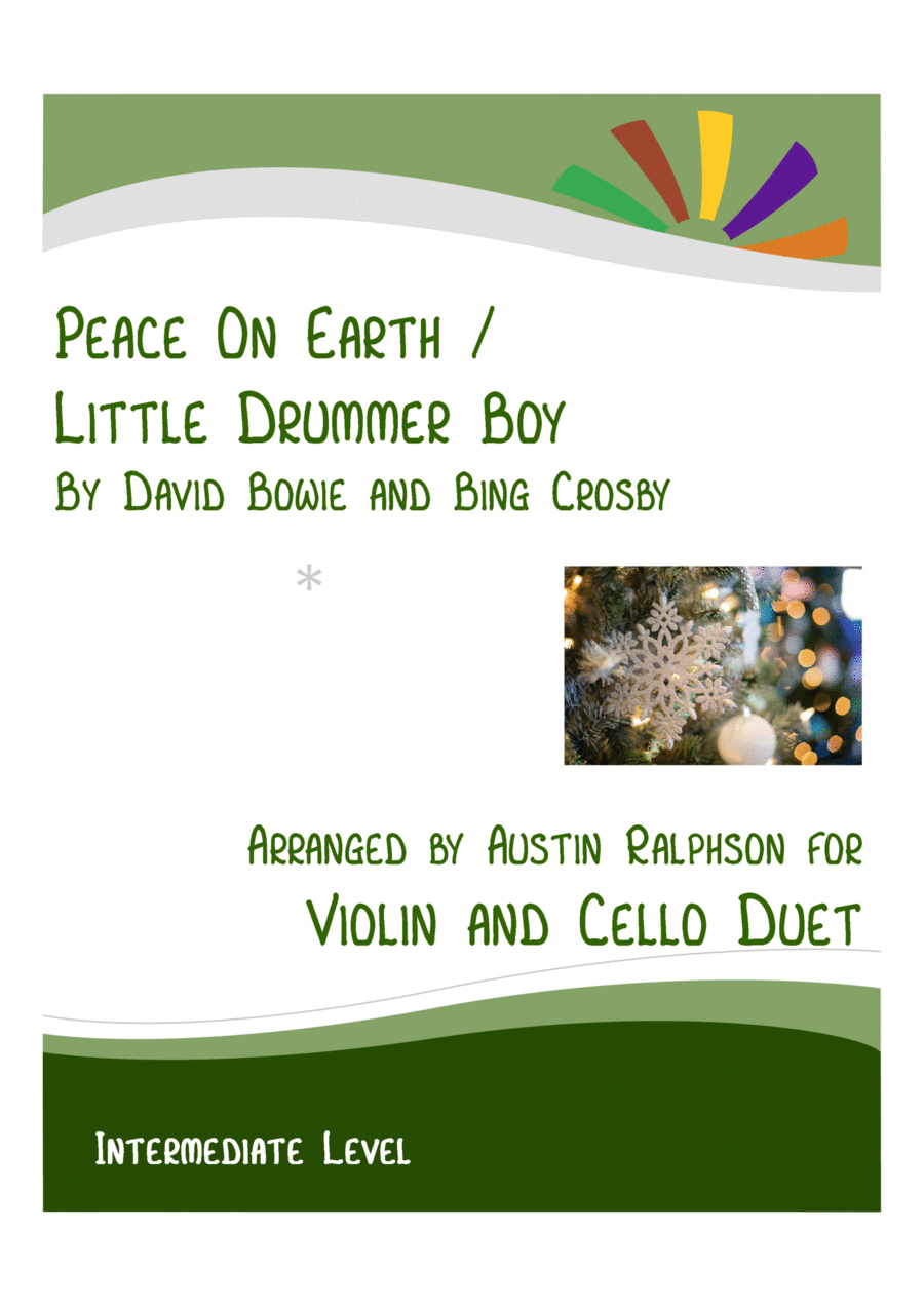 Peace On Earth Piano Trio scores gallery preview page 1