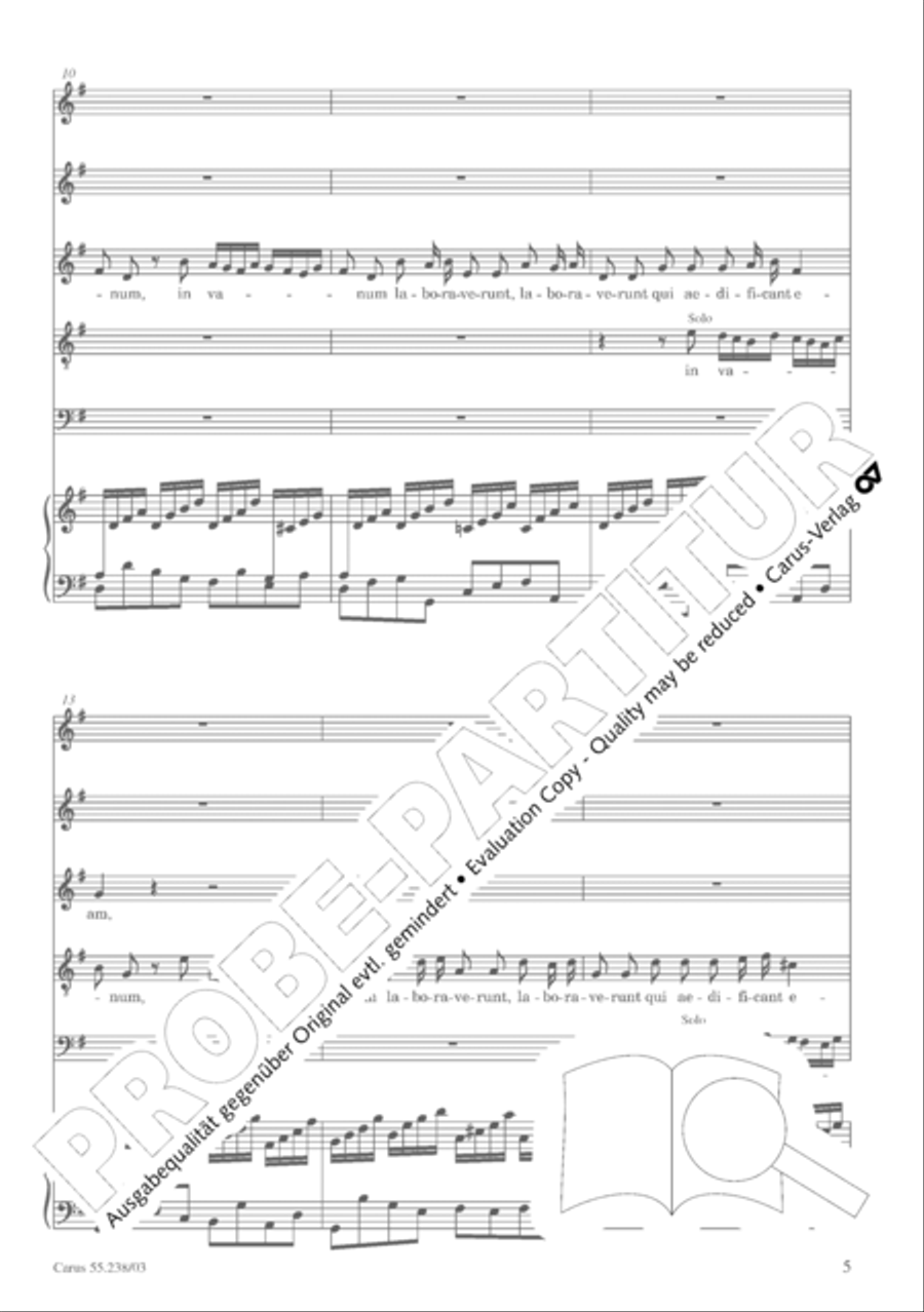 Nisi Dominus Nisi Dominus SSATB scores gallery preview page 8