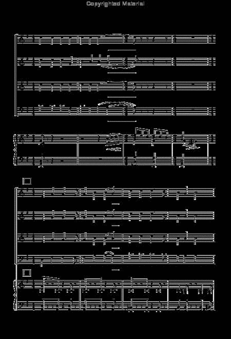 Hark! The Herald Angels Sing - SATB Octavo 4-Part scores gallery preview page 3