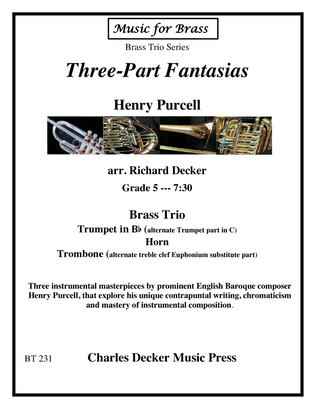 Three-Part Fantasias for Brass Trio